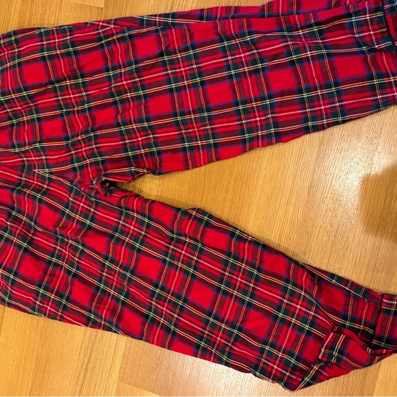 Lands' End Red Plaid Women's Pajama Set Plus size XXL - Picture 6 of 7